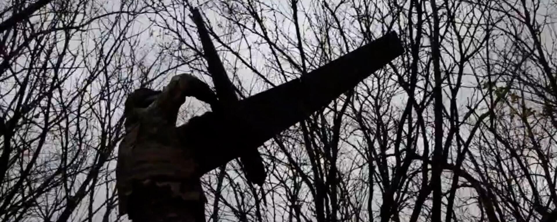 Video: Chiến sĩ Nga bắt máy bay không người lái Puma của Mỹ phải hạ cánh - Sputnik Việt Nam, 1920, 20.11.2023