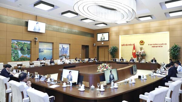 Uỷ ban Thường vụ Quốc hội xem xét, thông qua Chương trình công tác năm 2024 - Sputnik Việt Nam