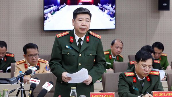 Bộ Công an thông báo tình hình, kết quả công tác năm 2023 - Sputnik Việt Nam