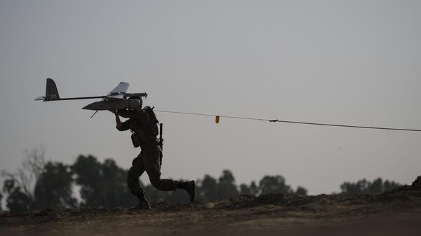 Quân đội Israel phóng máy bay không người lái tới biên giới Gaza - Sputnik Việt Nam