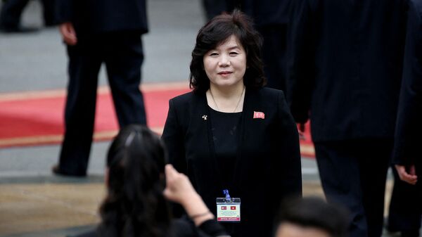 Ngoại trưởng Triều Tiên Choe Son Hui  - Sputnik Việt Nam