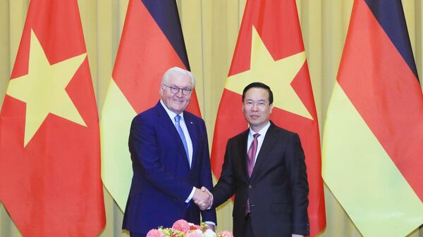 Chủ tịch nước Võ Văn Thưởng hội đàm với Tổng thống Đức Frank-Walter Steinmeier  - Sputnik Việt Nam