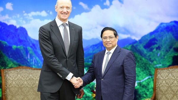 Thủ tướng Phạm Minh Chính tiếp Chủ tịch Tập đoàn Siemens AG Roland Busch - Sputnik Việt Nam