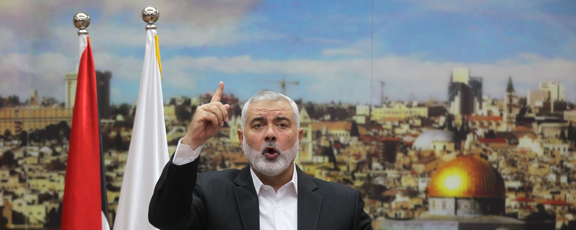 người đứng đầu Bộ Chính trị phong trào Hamas Palestine Ismail Haniyeh - Sputnik Việt Nam, 1920, 18.04.2024