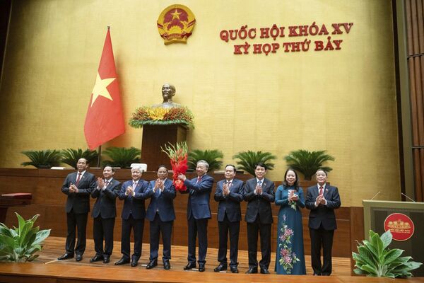 Chủ tịch nước Tô Lâm và các quan chức tại Quốc hội, Hà Nội, Việt Nam - Sputnik Việt Nam