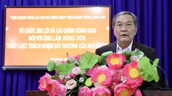 An Giang xin lỗi công khai doanh nhân 2 lần bị bắt oan   - Sputnik Việt Nam