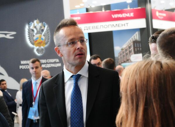 Hoạt động tại SPIEF-2024. Peter Szijjártó, Bộ trưởng Ngoại giao và Quan hệ kinh tế đối ngoại Hungary - Sputnik Việt Nam