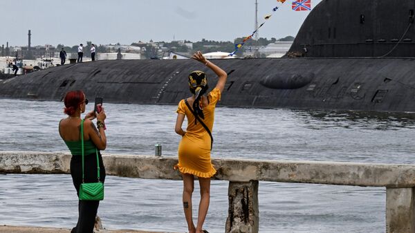 Tàu ngầm hạt nhân Nga Kazan thăm chính thức Havana - Sputnik Việt Nam
