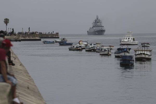 Khinh hạm &quot;Đô đốc Gorshkov&quot; đến Havana trong chuyến thăm chính thức - Sputnik Việt Nam