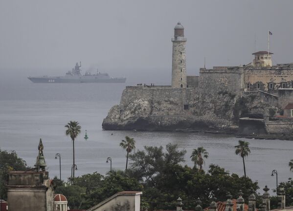 Tàu khu trục &quot;Đô đốc Gorshkov&quot; đến Havana trong chuyến thăm chính thức - Sputnik Việt Nam