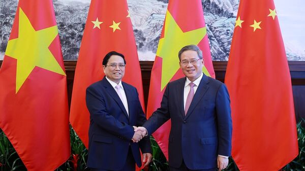 Thủ tướng Phạm Minh Chính hội đàm với Thủ tướng Trung Quốc Lý Cường - Sputnik Việt Nam