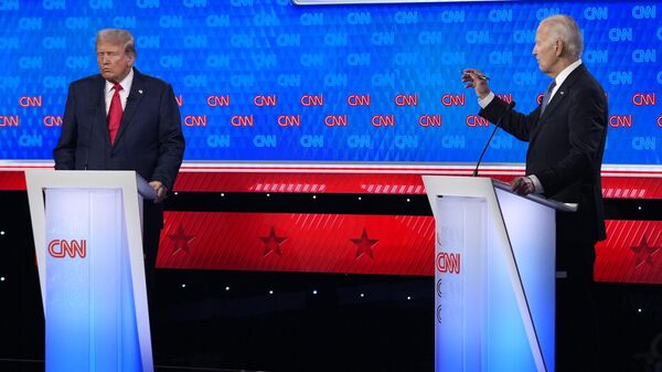 Cuộc tranh luận thứ hai giữa hai ông Biden và Trump - Sputnik Việt Nam