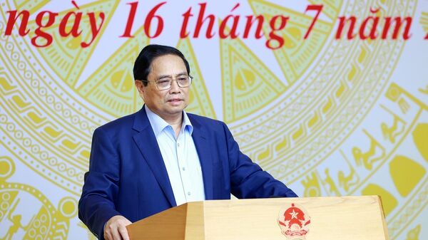 Thủ tướng Phạm Minh Chính chủ trì Hội nghị thúc đẩy đầu tư công năm 2024 - Sputnik Việt Nam