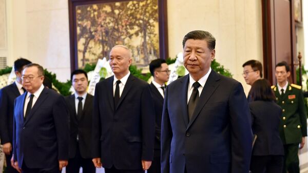 Lãnh đạo Đảng, Nhà nước Trung Quốc đến viếng cố Tổng Bí thư Việt Nam - Sputnik Việt Nam