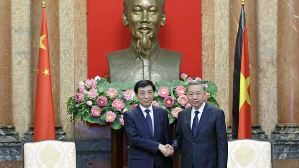 Chủ tịch nước Tô Lâm tiếp Chủ tịch Chính hiệp Trung Quốc Vương Hộ Ninh - Sputnik Việt Nam