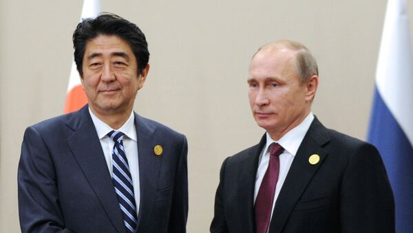 Vladimir Putin và Shinzo Abe - Sputnik Việt Nam