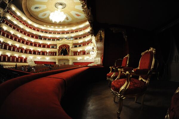 Cảnh lô trong Nhà hát Bolshoi ở Matxcơva - Sputnik Việt Nam