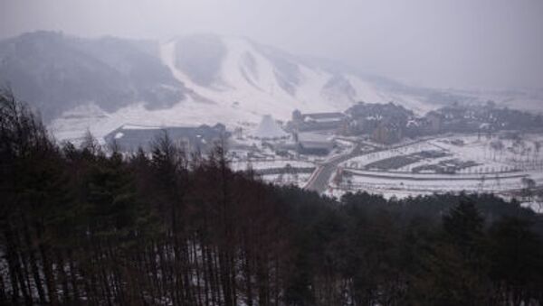 Курорт Alpensia в южнокорейском Пхенчхане, где пройдет зимняя Олимпиада 2018 - Sputnik Việt Nam