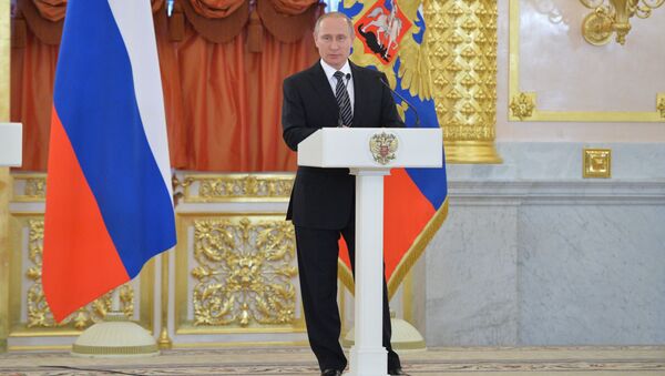 Tổng thống Vladimir Putin trong điện Kremlin - Sputnik Việt Nam