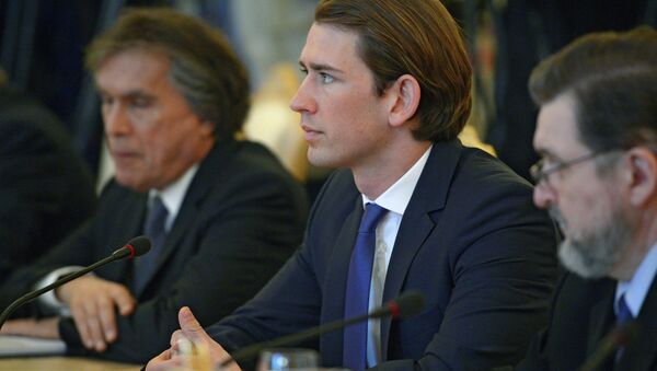 Ngoại trưởng Áo Sebastian Kurz - Sputnik Việt Nam