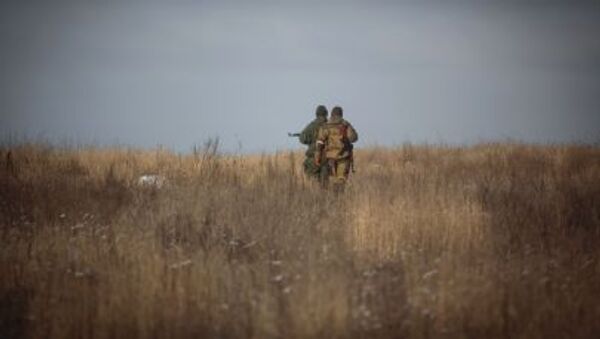 Dân quân gần làng Malaya Gorlovka tỉnh Donetsk - Sputnik Việt Nam