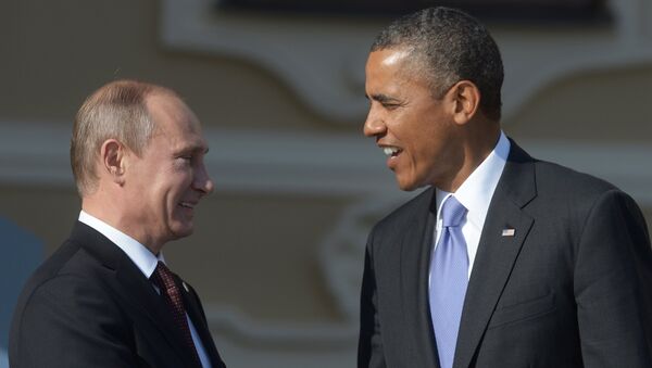 Tổng thống Nga Vladimir Putin và Tổng thống Hoa Kỳ Barack Obama  - Sputnik Việt Nam