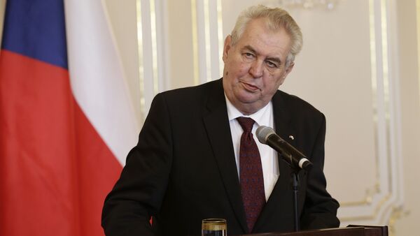 Tổng thống Czech Milos Zeman - Sputnik Việt Nam