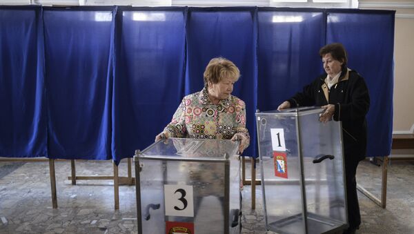 Trạm bầu cử ở Sevastopol - Sputnik Việt Nam