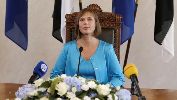 Tân Tổng thống Estonia Kersti Kaljulaid - Sputnik Việt Nam