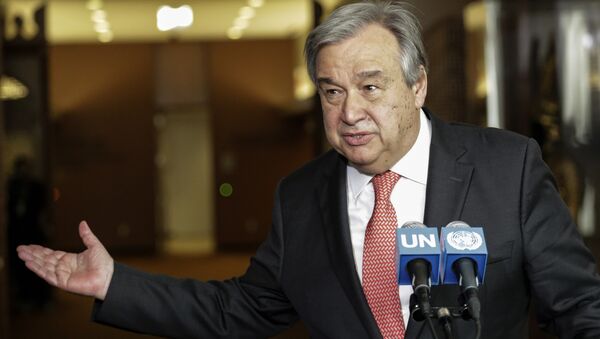 Tân Tổng thư ký của Liên Hợp Quốc António Guterres  - Sputnik Việt Nam