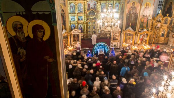 Russia celebrates Orthodox Christmas - Sputnik Việt Nam