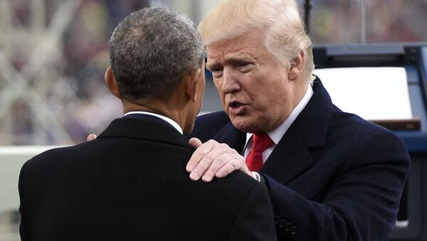 Tổng thống Donald Trump và Barack Obama - Sputnik Việt Nam