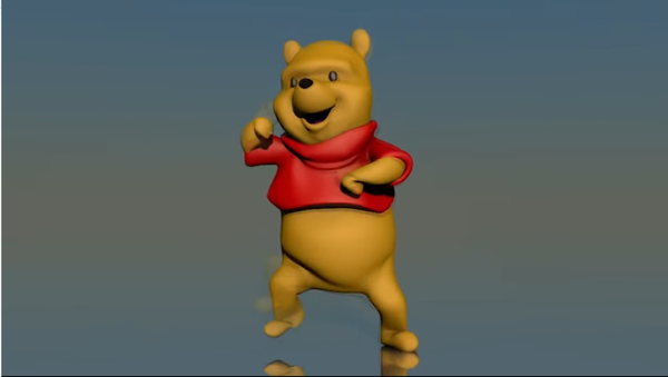 Gấu Winnie the Pooh khiêu vũ bùng nổ mạng xã hội (Video) - Sputnik Việt Nam