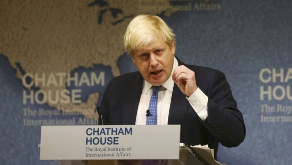ông Boris Johnson, người đứng đầu Bộ Ngoại giao Anh - Sputnik Việt Nam