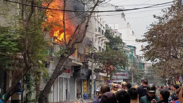 Hà Nội: Cháy nhà phố cổ, có người chết - Sputnik Việt Nam