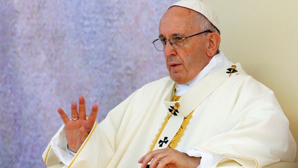 Папа Римский Франциск во время мессы в Польше - Sputnik Việt Nam