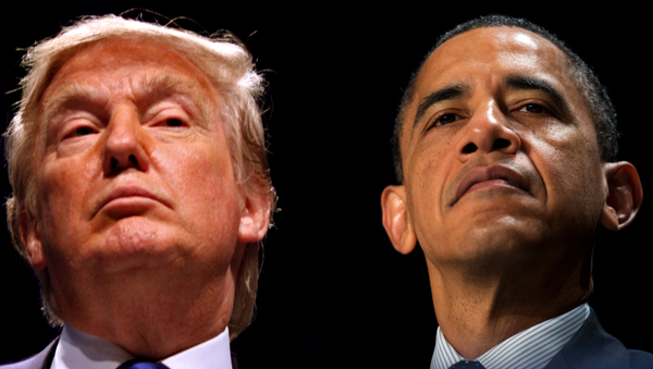 Trump and Obama - Sputnik Việt Nam