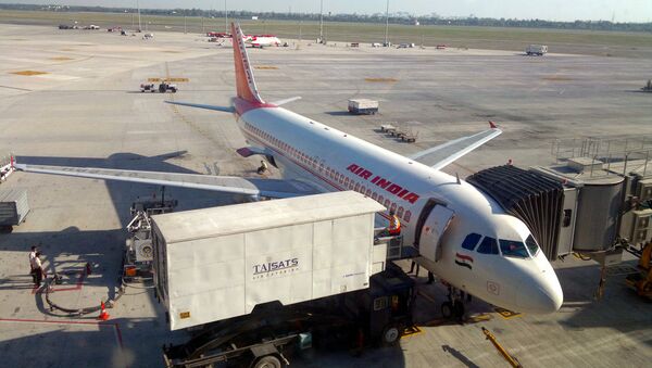 Air India Flight parked in Delhi T3 terminal - Sputnik Việt Nam