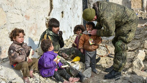 trẻ em Aleppo - Sputnik Việt Nam