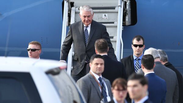 Ngoại trưởng Mỹ Rex Tillerson đã tới Moskva - Sputnik Việt Nam