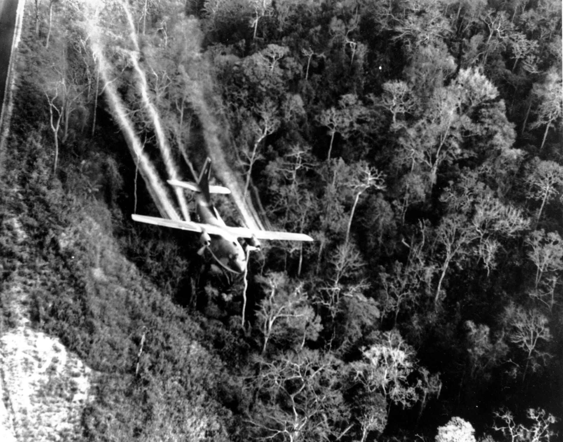 Chiến tranh Việt Nam năm 1966. Quân đội Mỹ sử dụng chất độc da cam  - Sputnik Việt Nam, 1920, 09.08.2022