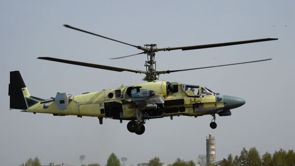 Máy bay trực thăng chiến đấu Ka-52 Alligator của Nga - Sputnik Việt Nam