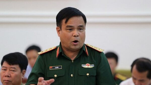 Thứ trưởng Bộ Quốc phòng Lê Chiêm cho biết chủ trương của Bộ Quốc phòng là quân đội sẽ không làm kinh tế mà chỉ tập trung xây dựng quân đội vững mạnh, chính quy, tinh nhuệ - Sputnik Việt Nam