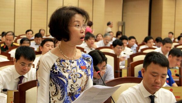 Đại biểu Phạm Thị Thanh Mai đề nghị Giám đốc Công an TP Hà Nội làm rõ quá trình điều tra các công trình vi phạm trật tự xây dựng - Sputnik Việt Nam
