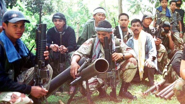 Phiến quân nhóm khủng bố Hồi giáo Philippines Abu Sayyaf - Sputnik Việt Nam