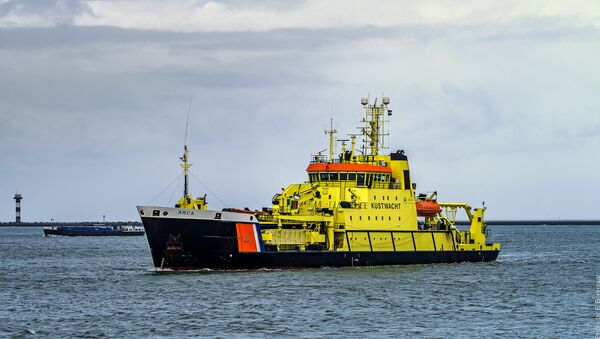 Coast guard ship, port of Rotterdam, Netherlands - Sputnik Việt Nam