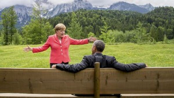 Angela Merkel và Barack Obama - Sputnik Việt Nam