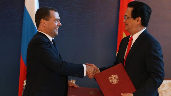 Dmitry Medvedev và   Nguyễn Tấn Dũng - Sputnik Việt Nam