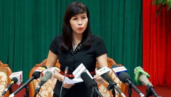 Bà Lê Mai Trang, Phó chủ tịch UBND quận Thanh Xuân. - Sputnik Việt Nam