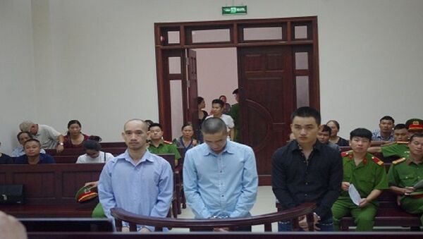 Các bị cáo tại phiên tòa phúc thẩm chiều nay - Sputnik Việt Nam